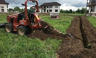 Копка траншей для водопровода в Серпухове: цена за метр от 945 руб.